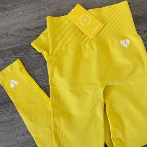 Women’s Best Power Seamless Leggings - Blazing Yellow